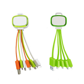 Wholesale 2A LED 5 In 1 Multi USB Charging Cable