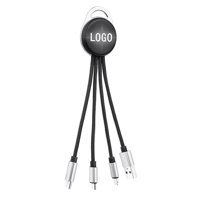 Promotional BSCI 4 In 1 Multi USB Charging Cable Supply