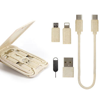 6 in 1 Travel charging cable sets