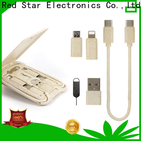 Red Star high-quality eco usb charger with custom logo for sale