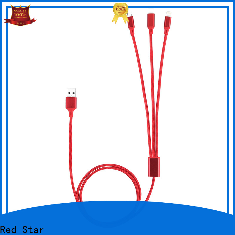 Red Star wholesale usb splitter cable with custom logo for sale