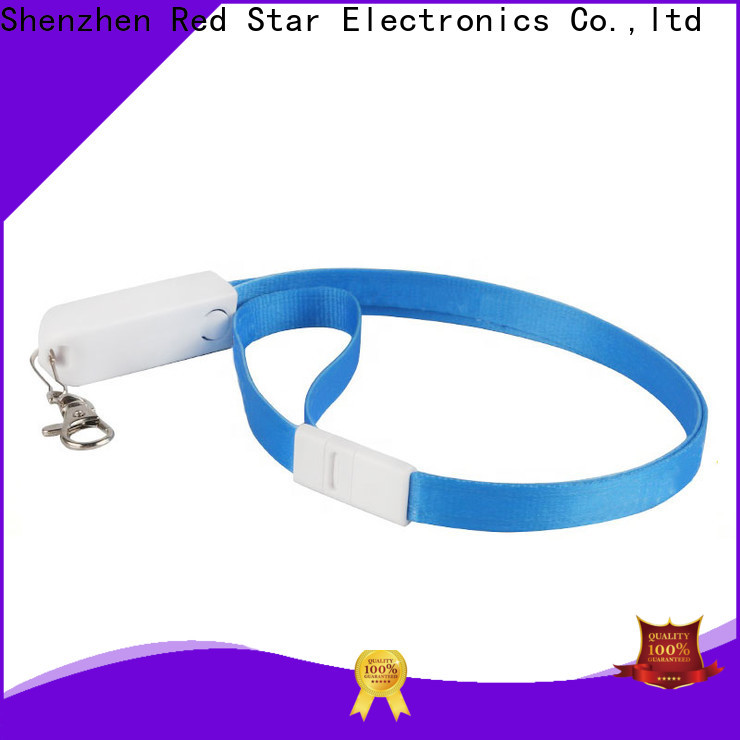 Red Star plastic lanyard data cable manufacturers for business