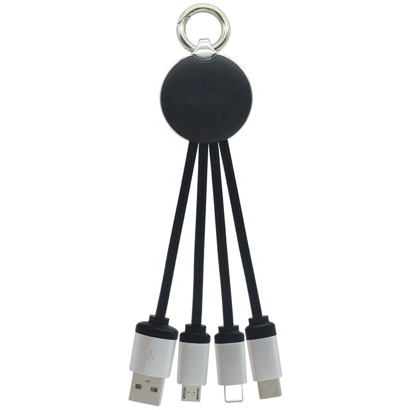 4 in 1 LED Charging Cable with Customized Logo