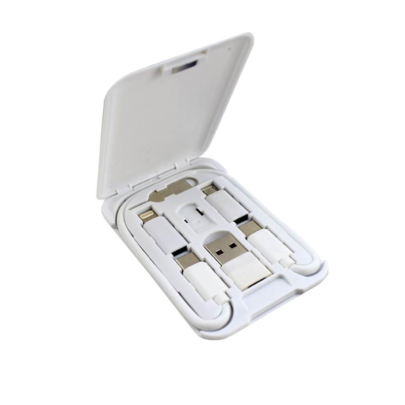Promotional 6 In 1 Multi USB Charging Cable Travel Kits