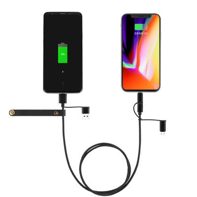 Fast charging 6 in 1 MICRO TYPEC  IPHONE DATA CABLE