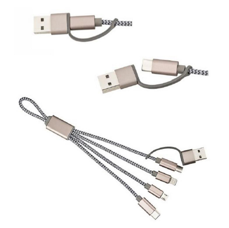 Keychain USB Type C to Type C Multi Charger Cable