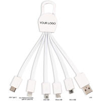 Promo Key Chain 6 in 1 Multi Charger Cable
