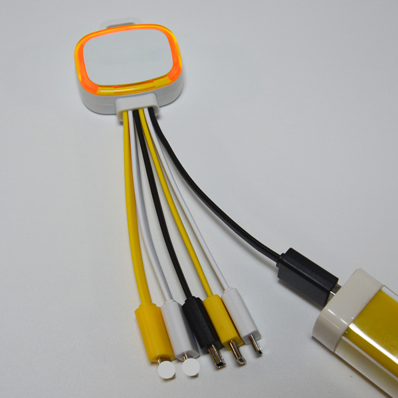 TPE Multiple Charger Cable with LED Light