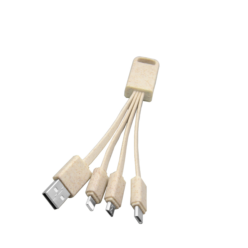 Bio-degradable TPE 4 in 1 Charging cable