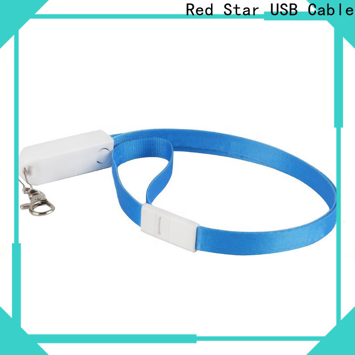 wholesale lanyard usb cable with custom logo for business